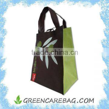 ECO Green and Brown Tote PP Non Woven Shopping Bag