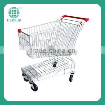 Stair climbing trolley for shopping mall and supermarket