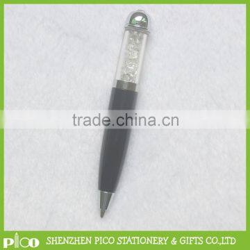 Promotional Glitter Diamond Crystal Ball Pen With Custom Logo For Wholesale Crystal Gift