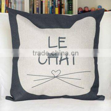 Wholesale & Retails LE CHAT Jute Cushion Covers Pillow Cases Pillow cover 45x45cm