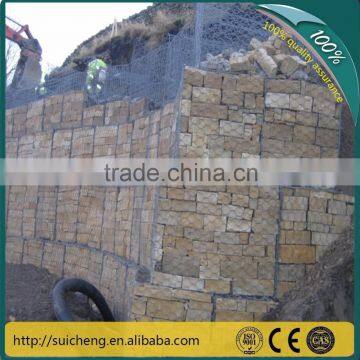 2015 hot sale products galvanized gabion wall/gabion cages/woven gabion baskets for sale