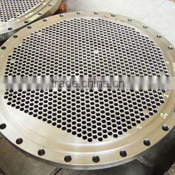 heat exchanger tube sheet with high efficiency