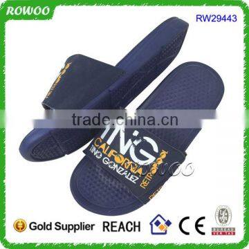 Custom Design Print LOGO Dot Sole Men Slide Sandal Slippers