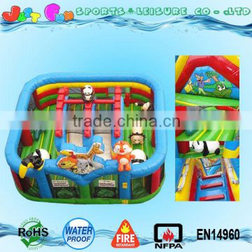 inflatable panda zoo jumping castle, jumping castles with prices for sale