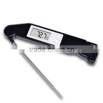 Digital Food Thermometer Cooking Stainless Steel Foldable Probe Meat Turkey BBQ photo-2