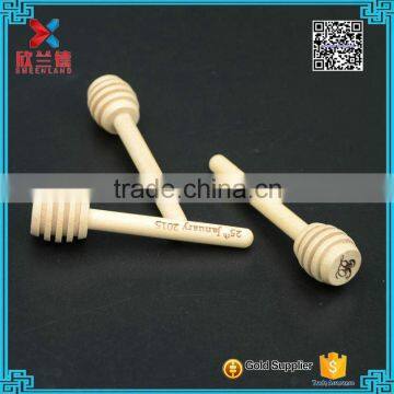 Mini Jam Honey Dipper Stirring Rod Wooden MuddlerHoney Stick With Engraved photo-4