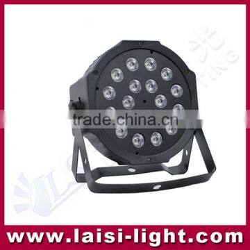 guangzhou RGB 18pcs led flat par light, low price led par 18pcs 1W led flat par