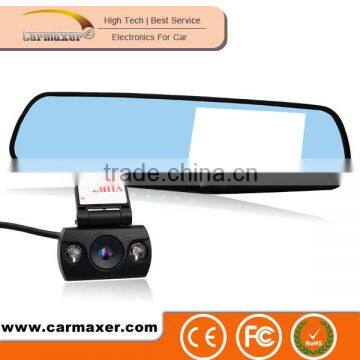 Private OEM Dual Camera 1080P Parking Mode GPS car dvr rearview mirror for world                        
                                                Quality Choice