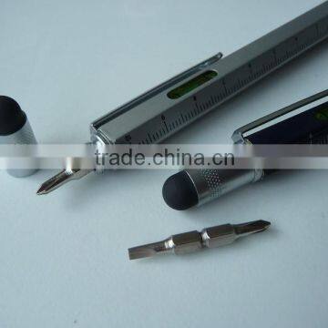 Metal multi functional stylus touch pen