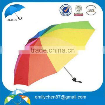 colour travel 3 fold umbrellas