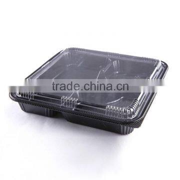 5 compartment disposable plastic Japanese bento box
