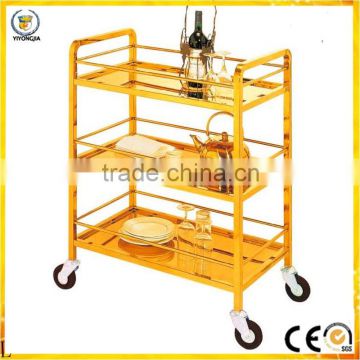 square airport infligh hotel restaurant wine beer food hand luxury titanium gold service types of service trolley three layers