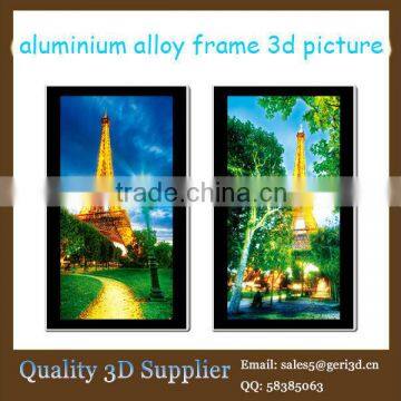 Framed 3d Picture With Deep Look Effect of Paris photo-1