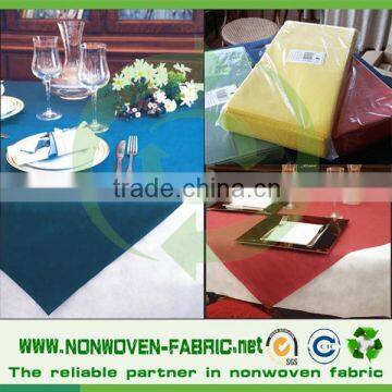 Hot sell TNT ,tablecloth , polypropylene fabric , nonwoven fabric with table cloth,fabric                        
                                                                                Supplier's Choice