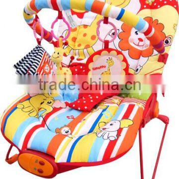 New Design Lovely Animal Paradise Baby Bouncer, musical baby rocker Chair with lovely toys