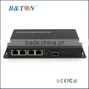 1000M fiber to rj45 converter sfp media converter