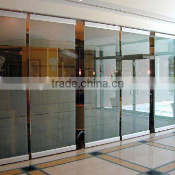 Clear Tempered Balcony Sliding Glass Door