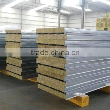 heat insulated rock wool sandwich panel