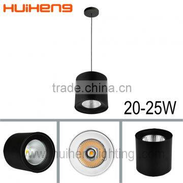 Factory price Rohs SAA epistar 20w led aluminum body pendant lamp