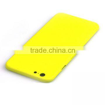 Matte yellow color for iphone 6 color housing