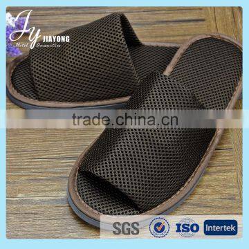 China factory custom embroidered slippers washable spa slippers with eva