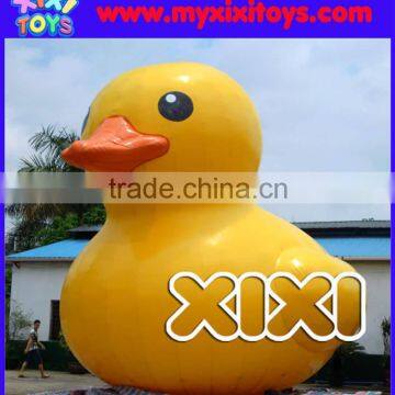 Floating airtight giant inflatable duck for water park