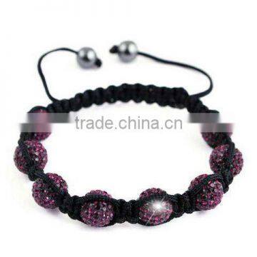Shamballa purple bracelet