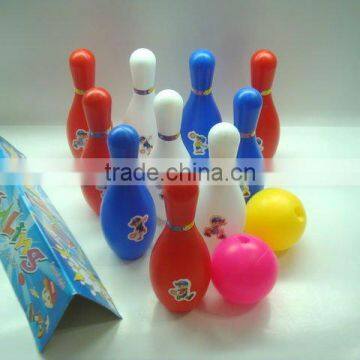 Wholesale Price Kids Play Toys 10 Inch 10 Pin 2 Ball Colorful Bowling Set photo-2