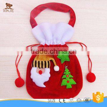 wholesale from china plush christmas gift bag