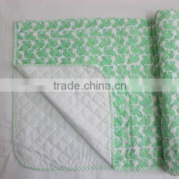 Jaipur Hand Block Print Quilt, Printed Baby Quilt Wholesale Quilt photo-3