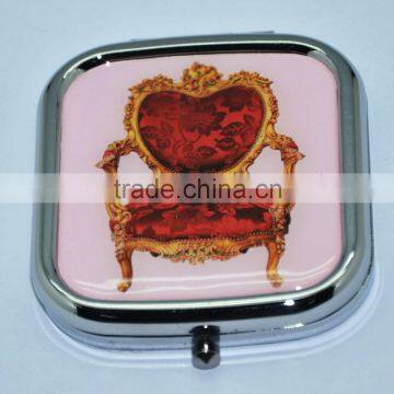 wholesales high quality metal compact makeup mirror