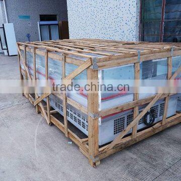 Supermarket Food Display Freezer Equipment With Remote Compressor