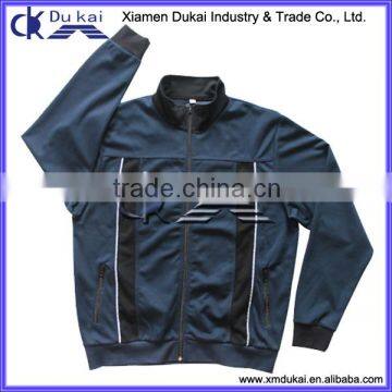 Men's cotton-poly interlock jacket