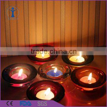 machine made glass sets tea light small candle holder