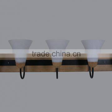 2014 Three Light Wooden Wall Lamp/ Light Fixtures for Bedroom photo-3
