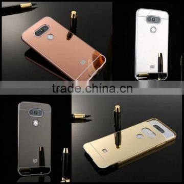 For lg g5 Case Hot Selling Luxury Electroplated Shockproof Aluminum Mirror Mobile Phone Accessory for lg g5 photo-2