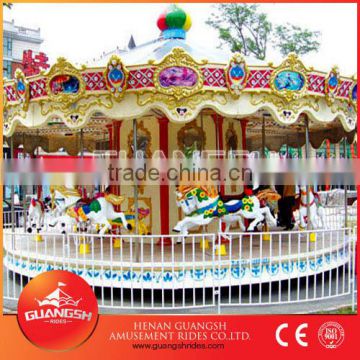 2013 latest style commercial kiddie rides themed park merry go round