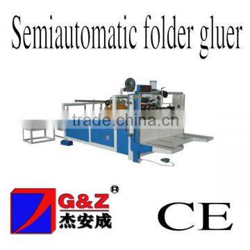 Semiautomatic Carton Folder Gluer Machine