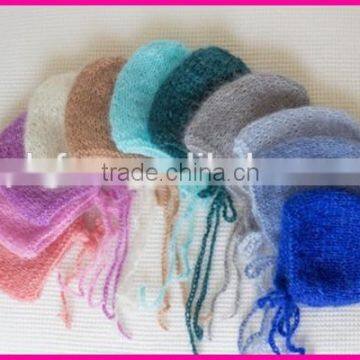 handmade knit crochet mohair baby bonnet pattern photography prop                        
                                                Quality Choice