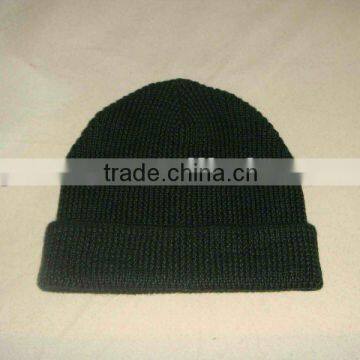 Custom wool acrylic knit beanies with logo with your design