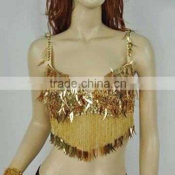 SWEGAL SGBDB13045 1color yellow women 2013fashion lady women belly dance sexy bra