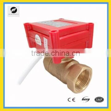 CWX-10 2 way electric motor operated control valve DN15 DC9V-24V, 220vac brass for electric control water treatment