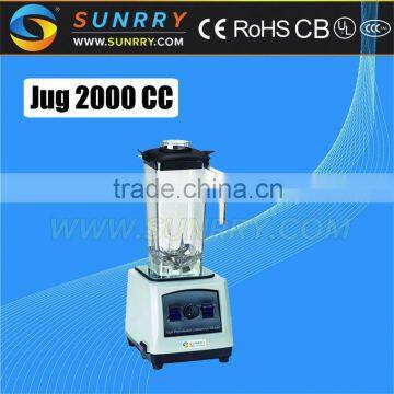 Fruit blender machine motor 1500W industrial fruit blender jug capc.2000CC fruit juicer blender for CE (SY-BL15F SUNRRY)