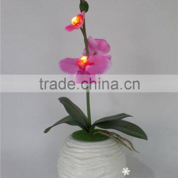 Wholesale natural look artificial flower with LED lights flower led