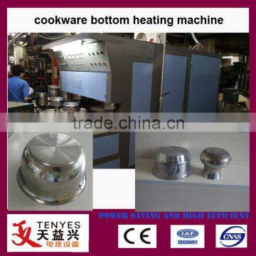 sandwich bottom cookware induction heating machine