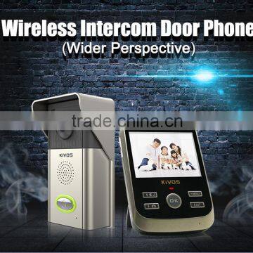 Digital wireless two-way intercom video door bell