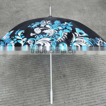 colorful rain umbrella with Aluminum handle