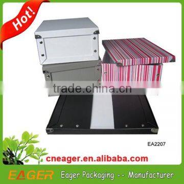 Foldable Paper Storage Box, Home Clothes Folding Storage Box, Multipurpose Toy Storage Box With Lid photo-5