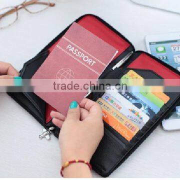 Organizer Wallet Purse Document Holder Case Bag Travel Passport Holder