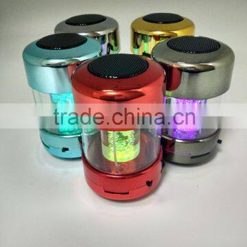 Colorful Led Light Wireless Mini 5V Speaker,support USB Flash Drive,TF Card,FM,line-in photo-3